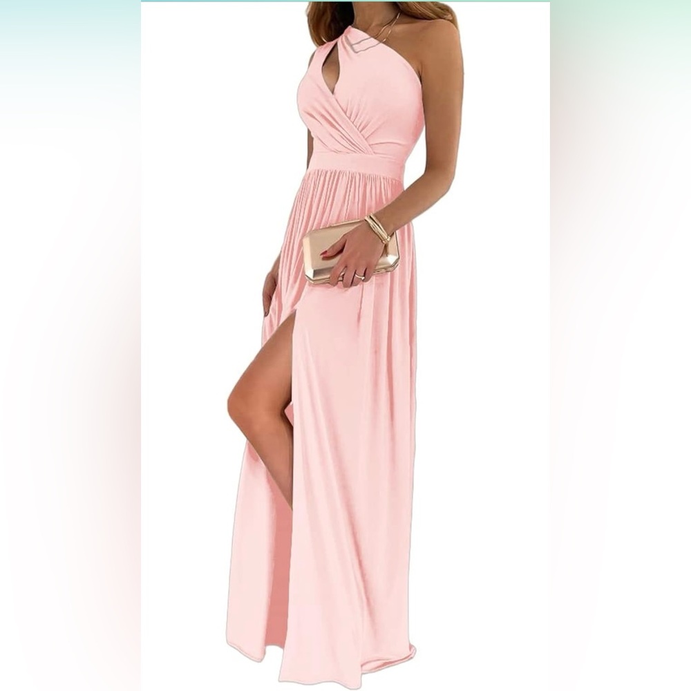 New with tags;one shoulder cocktail dress. Soft &  stretchy very flattering.